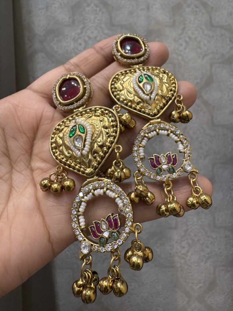 Komal Fusion Earrings - Image 2