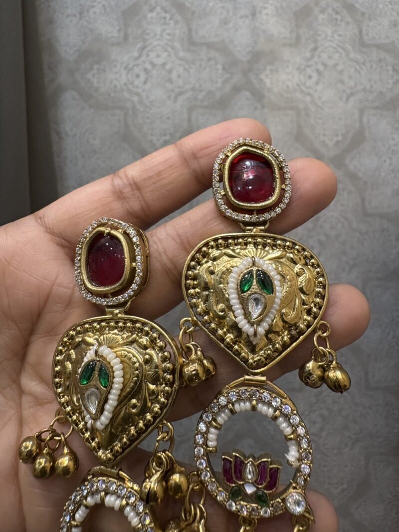 Komal Fusion Earrings - Image 3