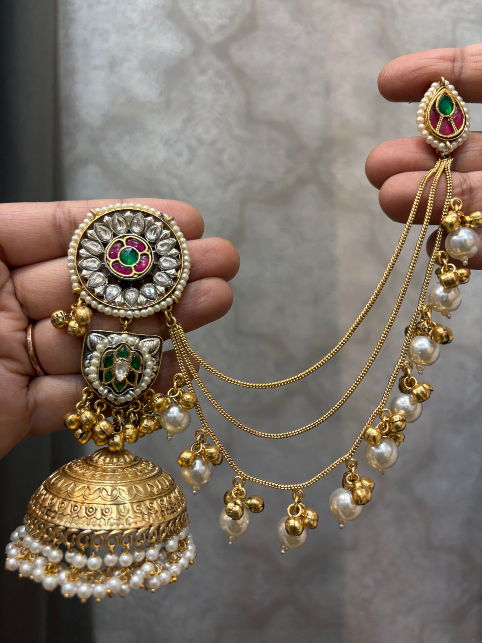 Varsha Fusion Jhumka Earrings