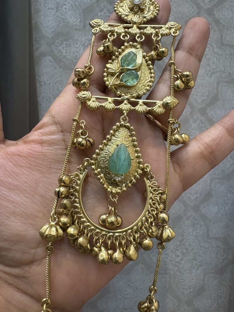 Unnati Oversized Fusion Earrings - Image 5