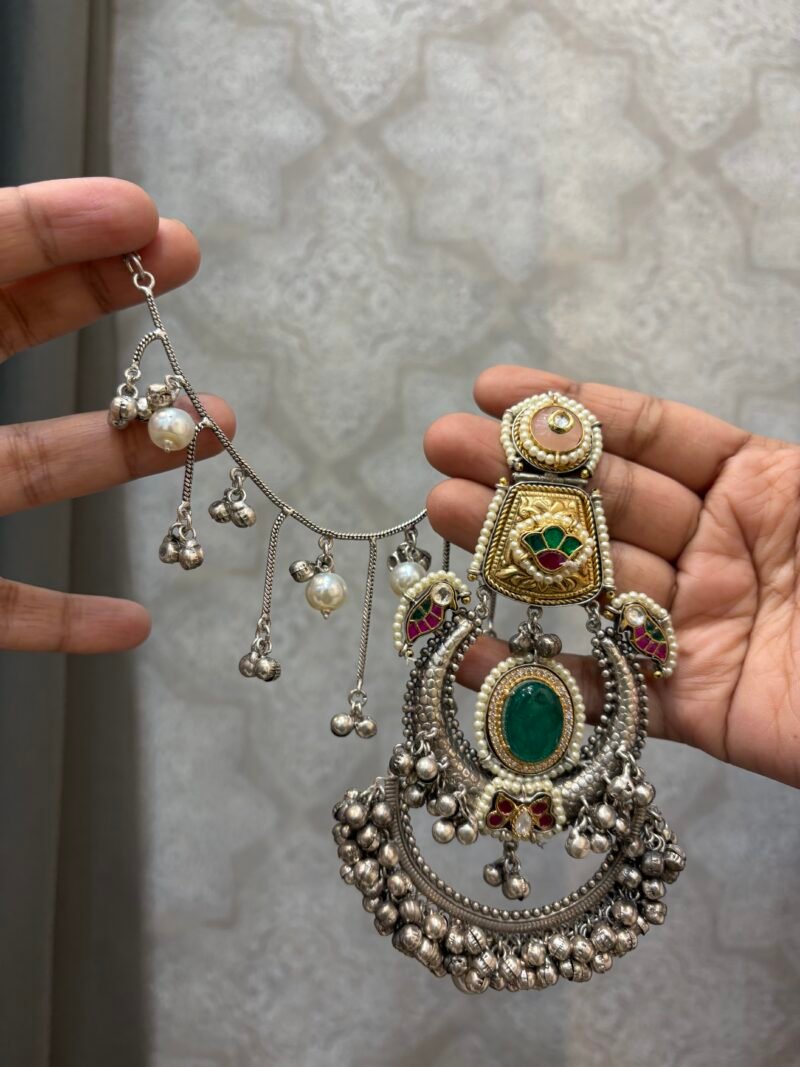 Lahari Oversized Fusion Earrings - Image 9