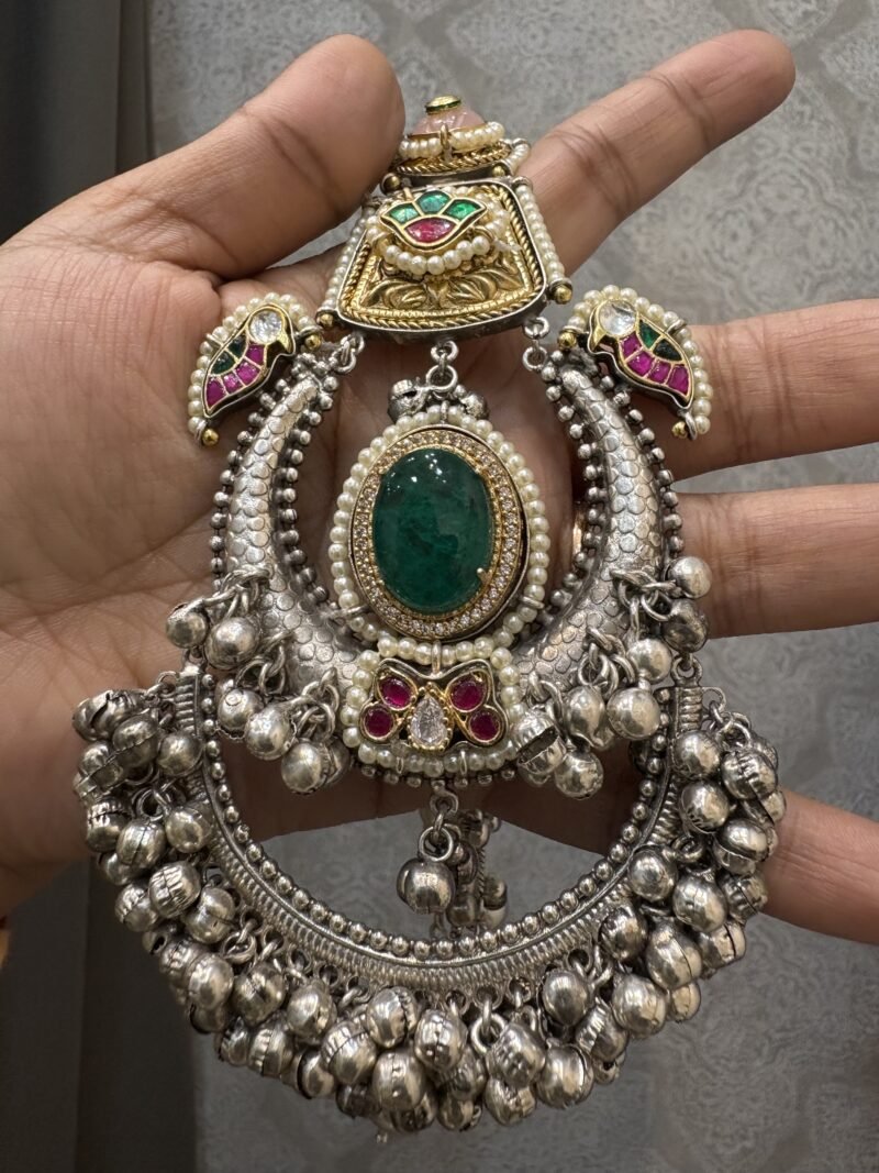 Lahari Oversized Fusion Earrings - Image 4