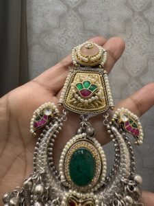 Lahari Oversized Fusion Earrings - Image 6