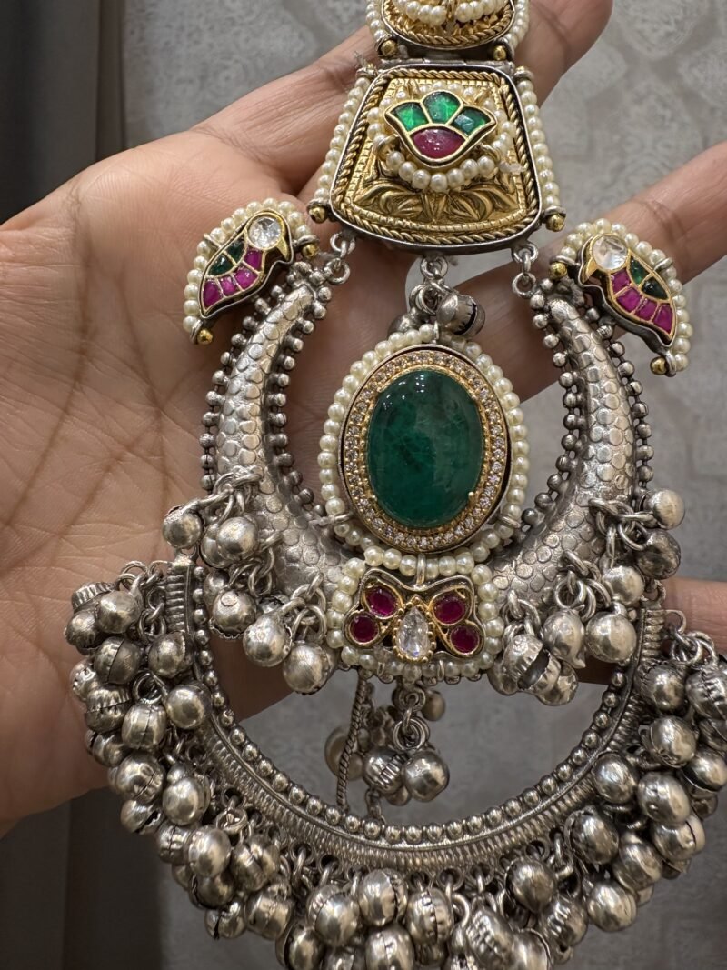 Lahari Oversized Fusion Earrings - Image 7