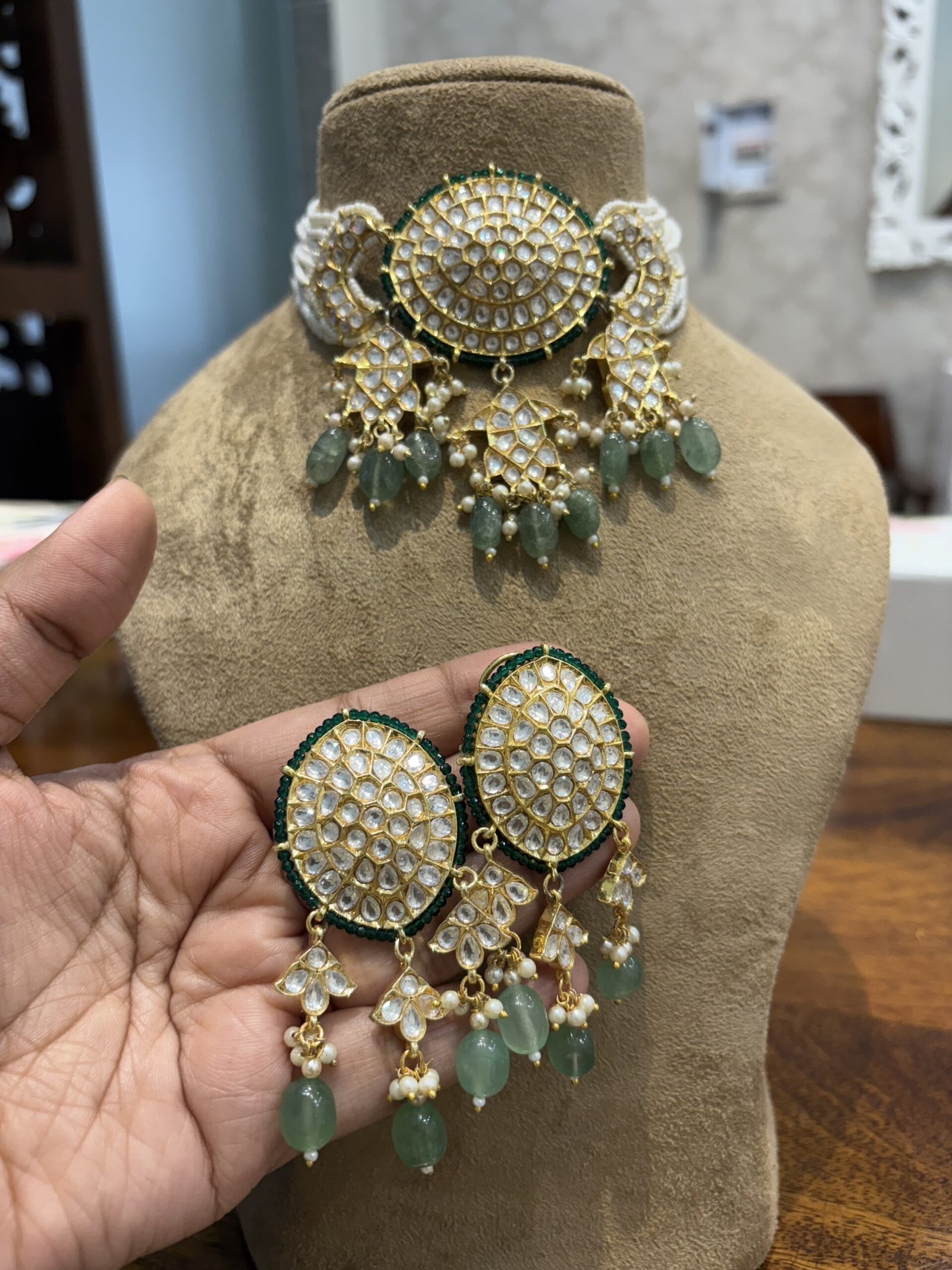 Inira Polki Choker Set