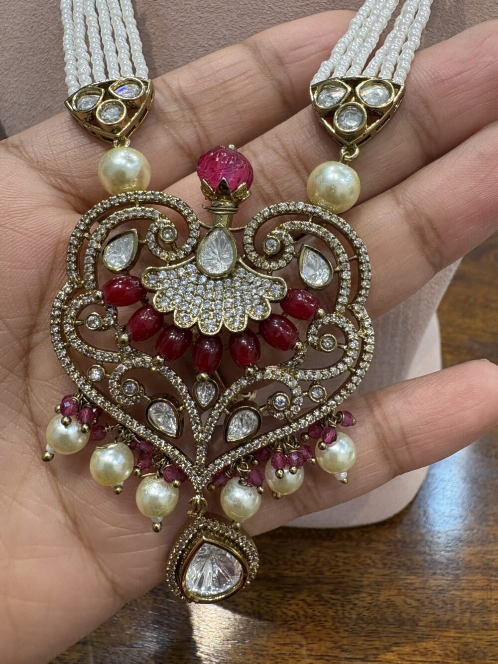 Twisha Pendant Necklace Set - Image 3