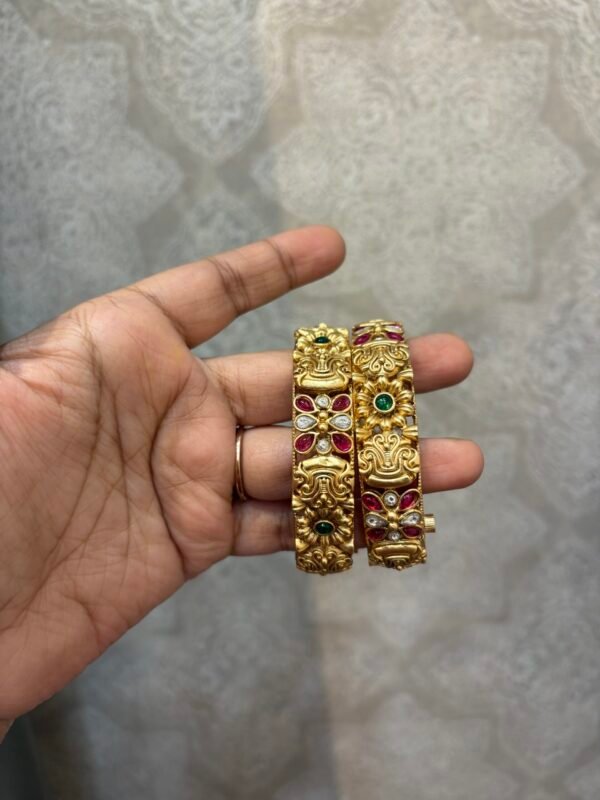 Asita Antique Gold Bangles