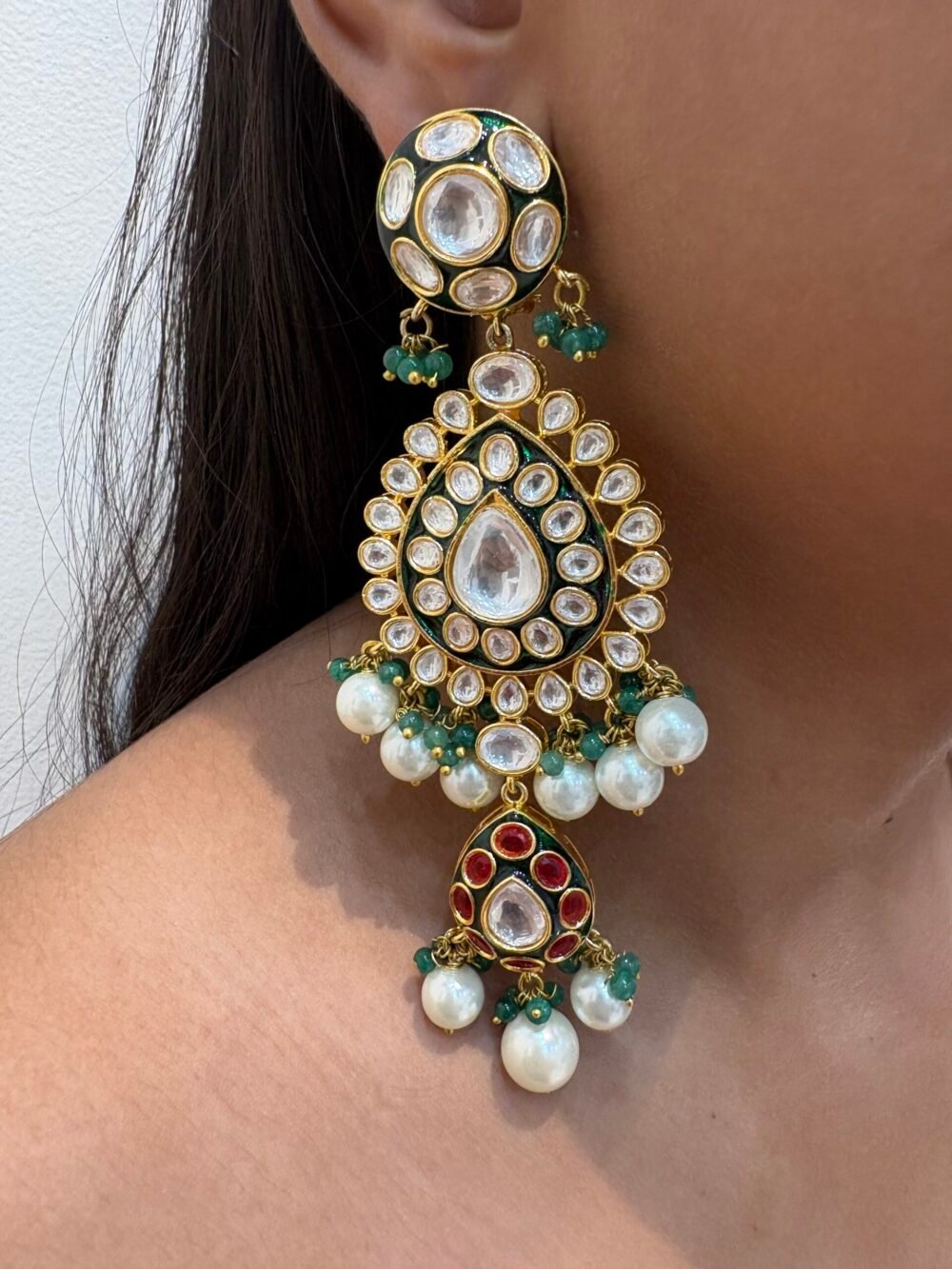 Suhani Polki Bridal Choker Set - Image 5