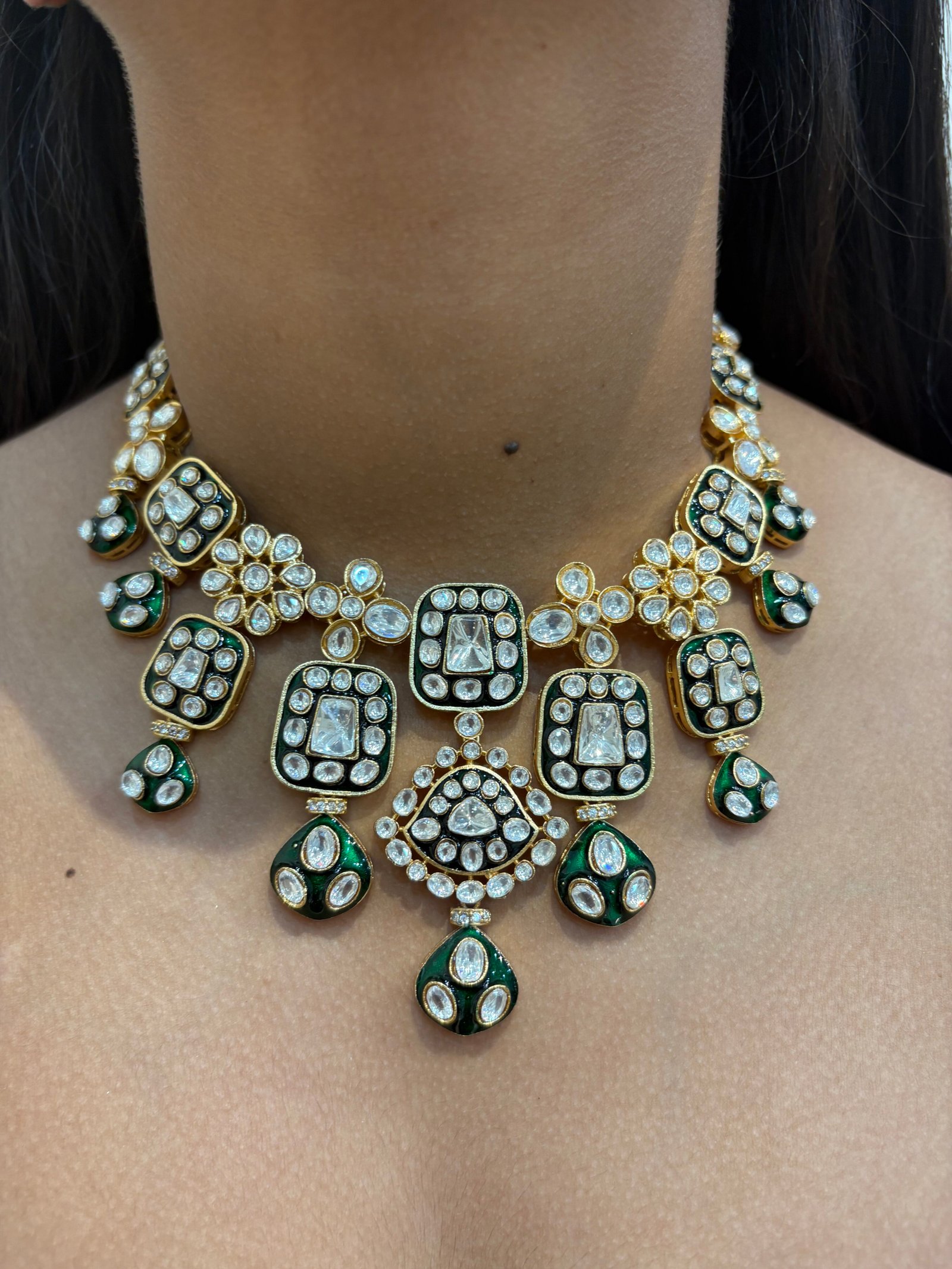 Daksha Polki Bridal Necklace Set