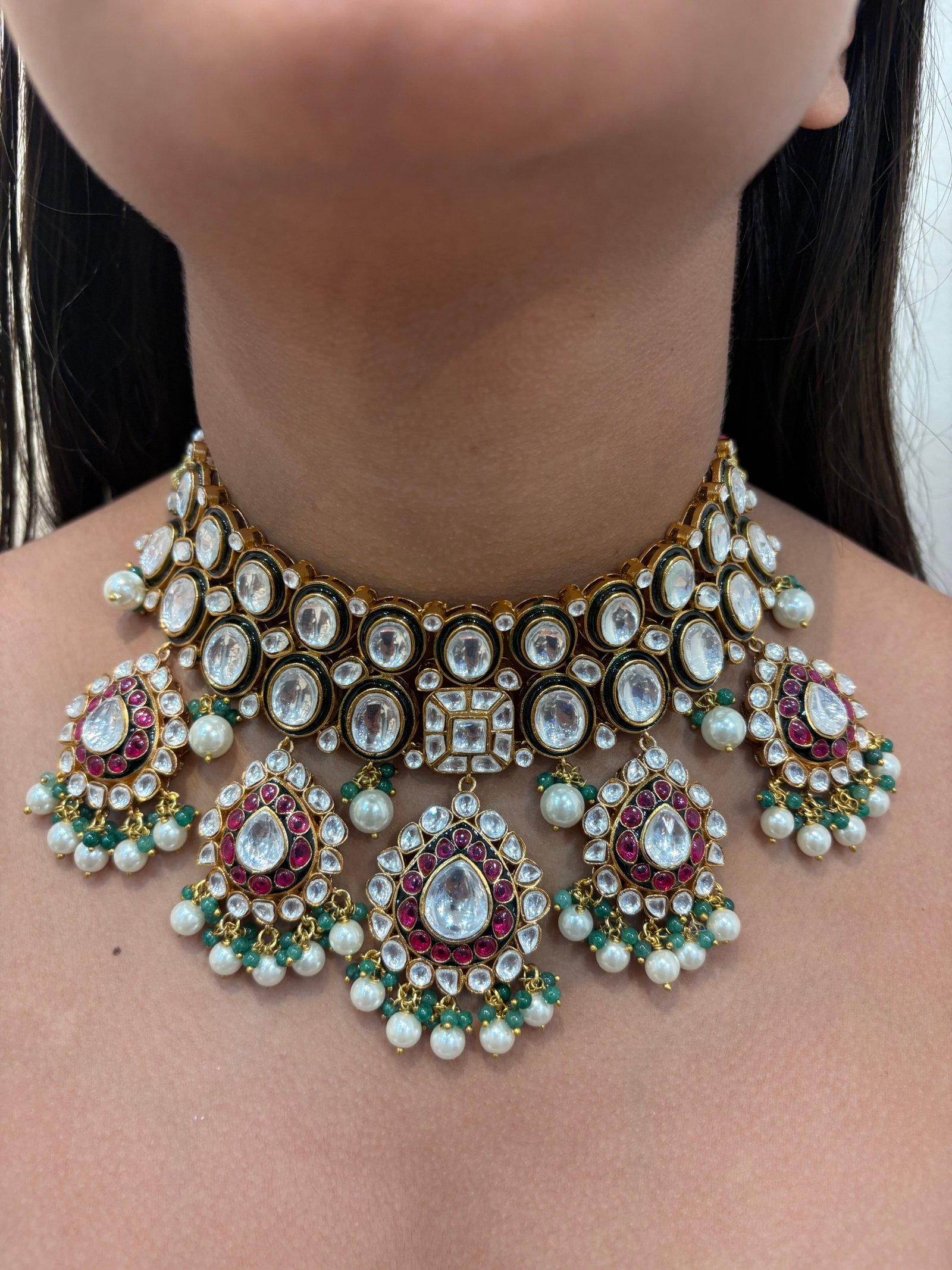 Vaanya Polki Bridal Necklace Set