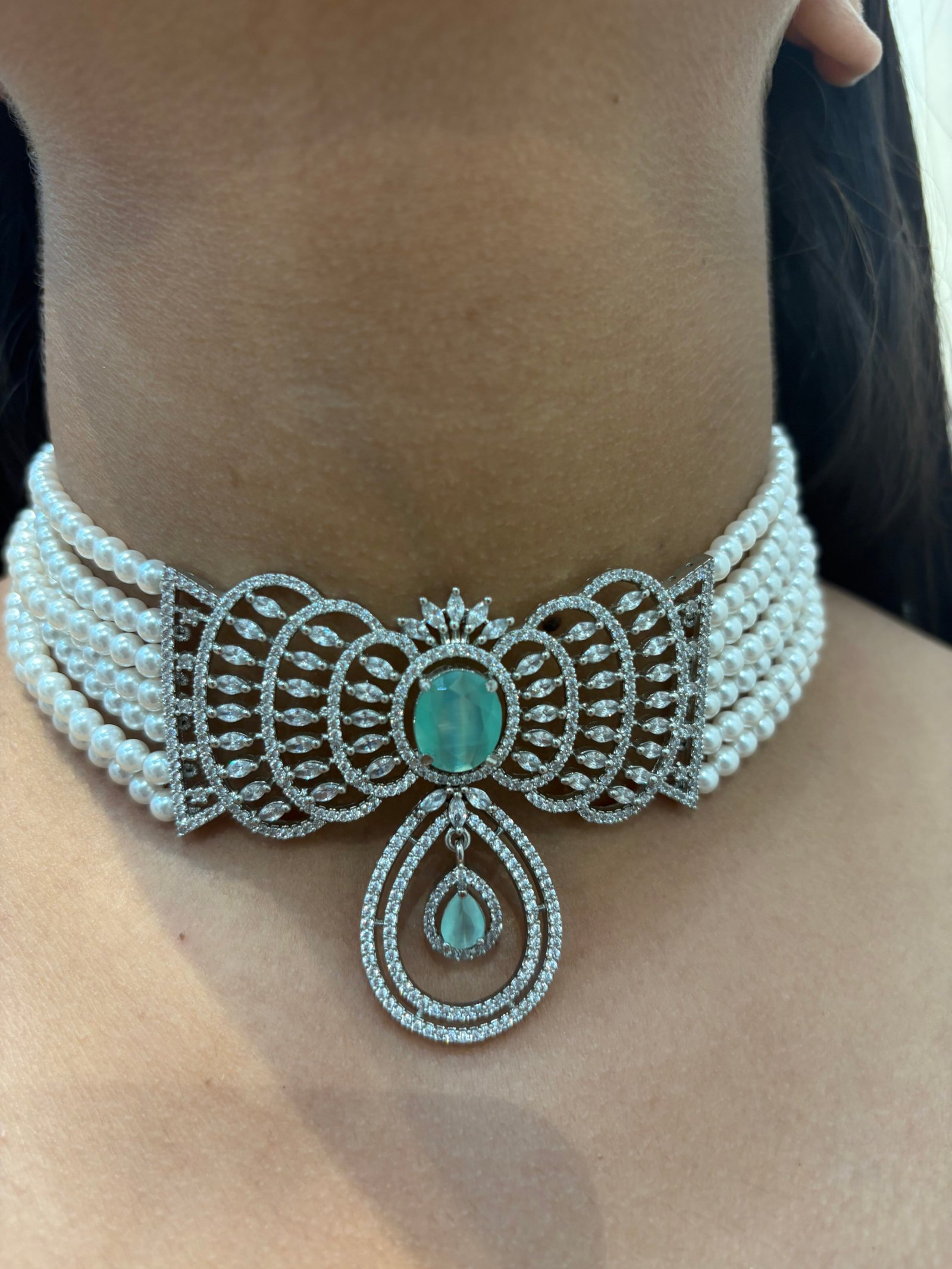 Maria Diamond Choker Set