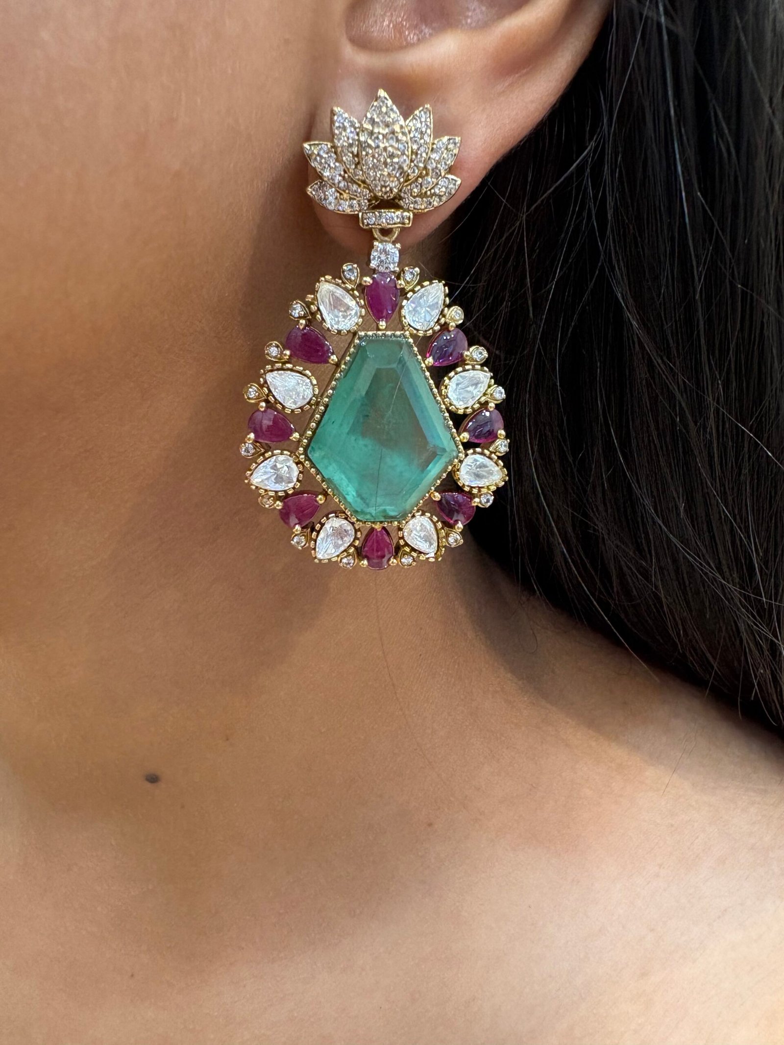 Charun Polki Earrings