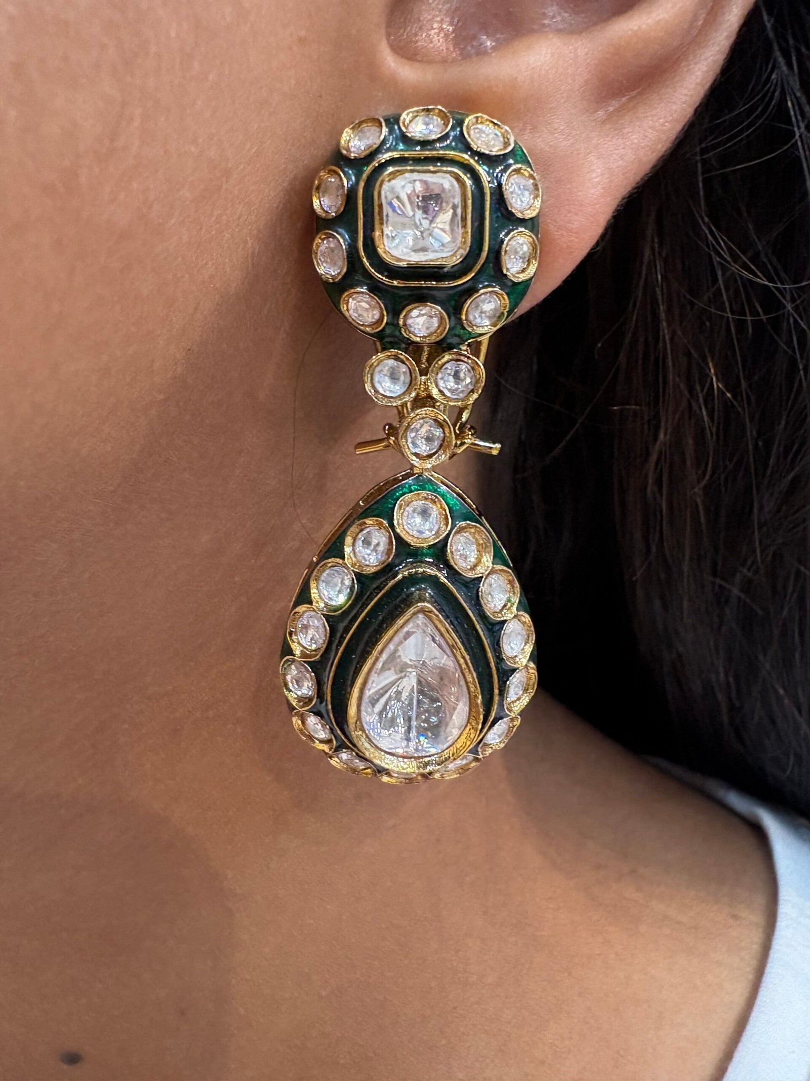 Ishira Polki Earrings