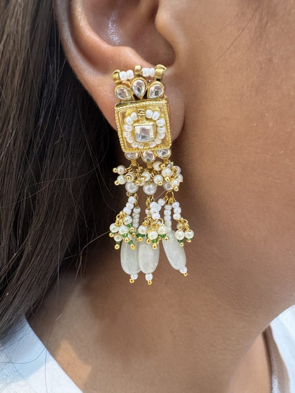 Sri Kundan Earrings