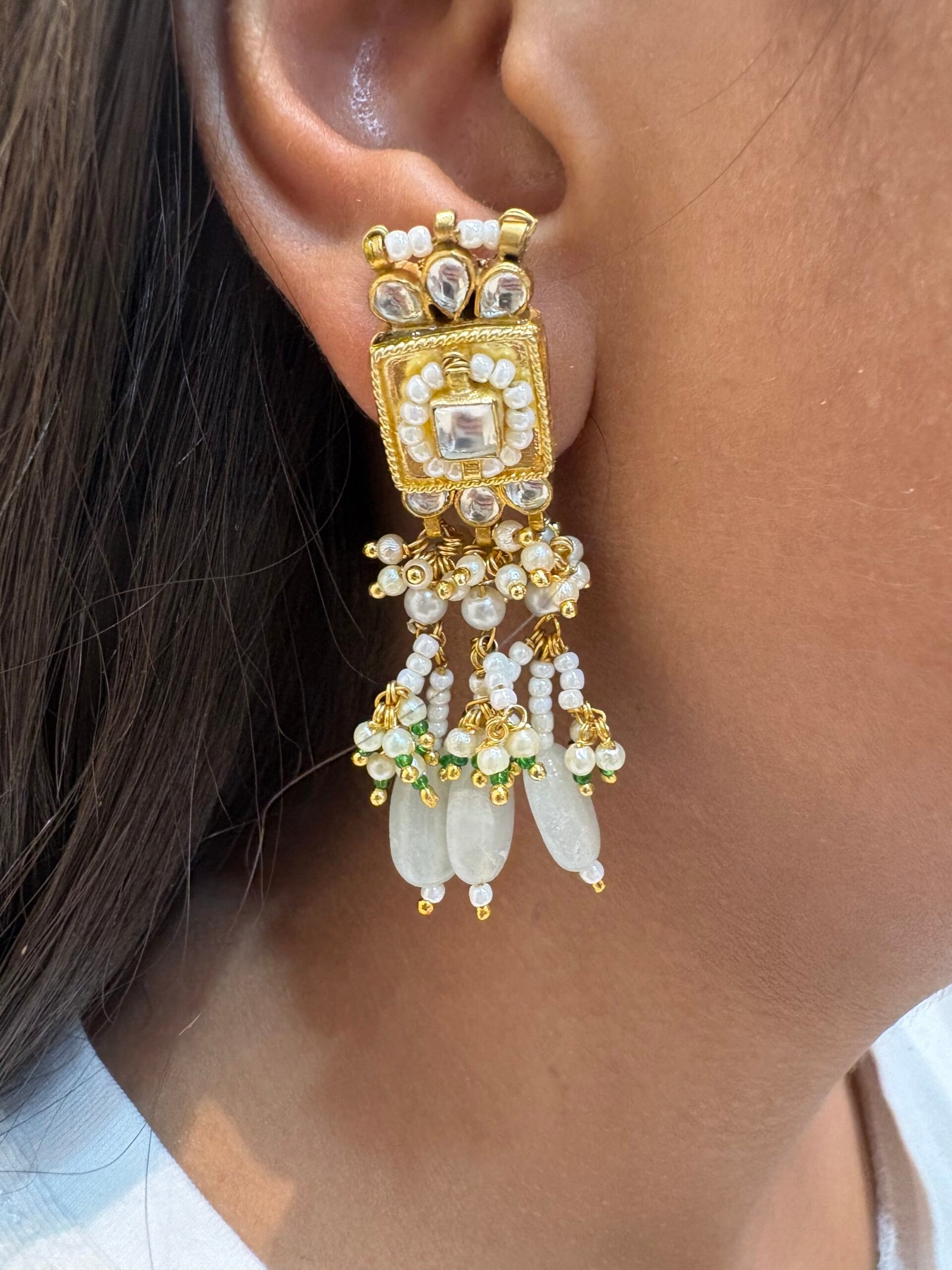 Sri Kundan Earrings