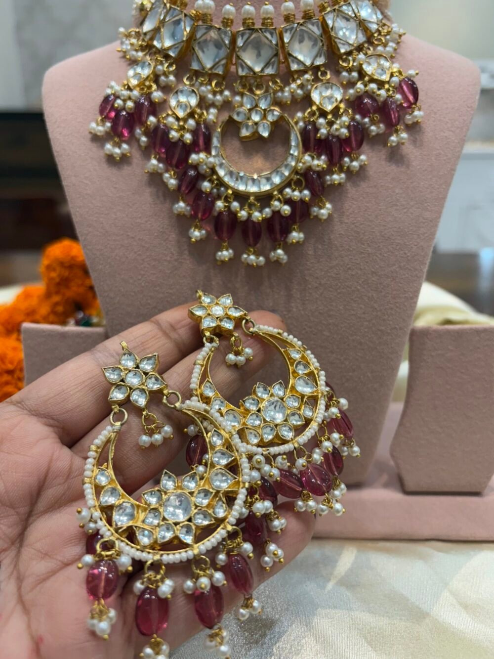 Yasmin Kundan Choker Set - Image 6