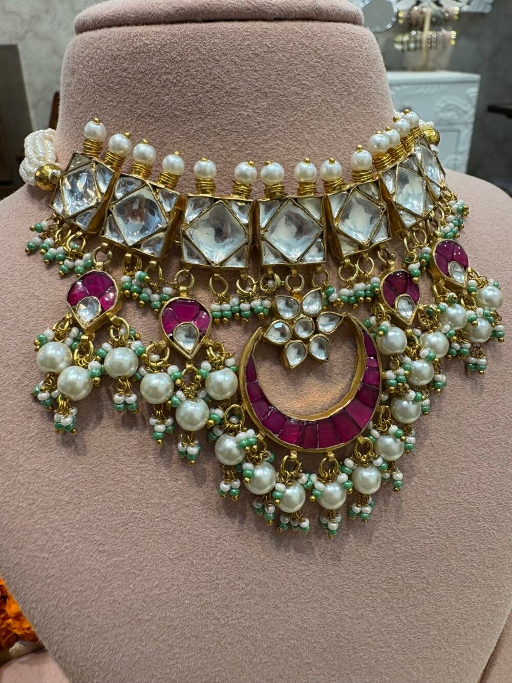 Sumana Kundan Choker Set - Image 2