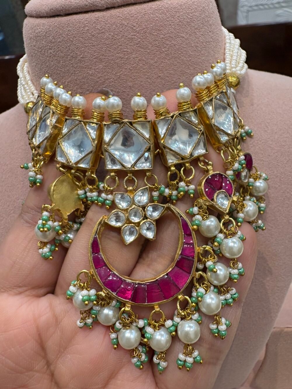 Sumana Kundan Choker Set - Image 3