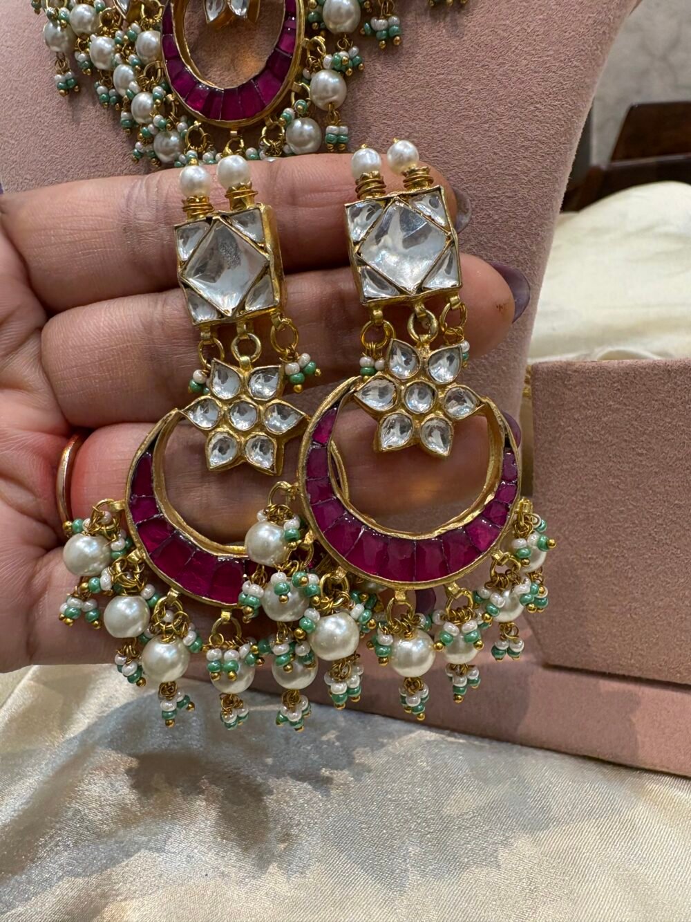 Sumana Kundan Choker Set - Image 5