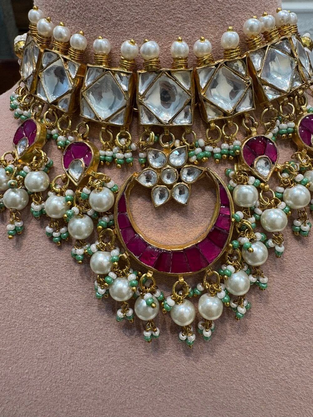 Sumana Kundan Choker Set - Image 7