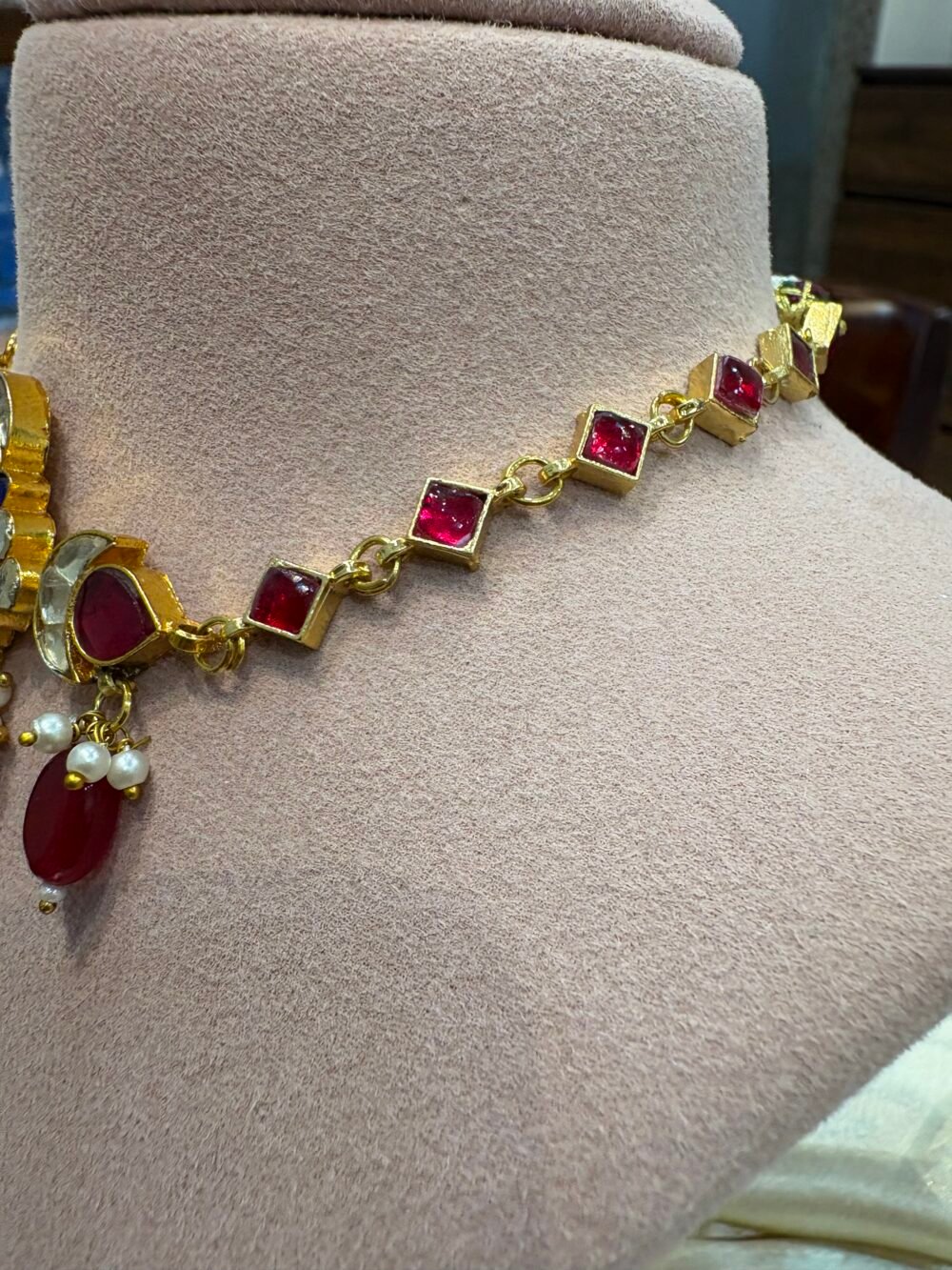 Navriti Kundan Navratan Choker Set - Image 5