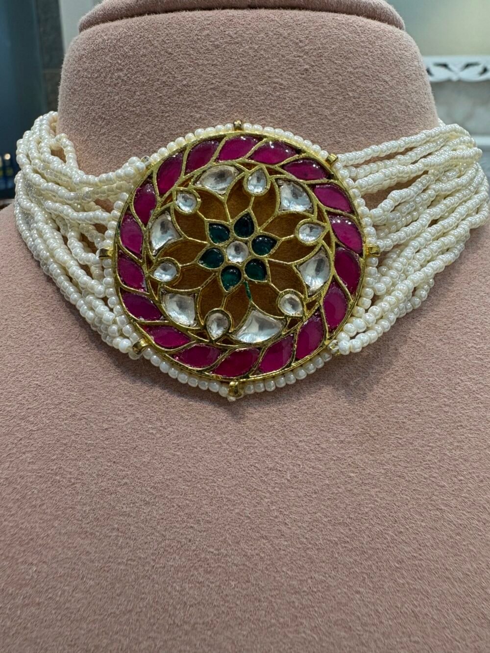 Malar Kundan Choker Set - Image 2