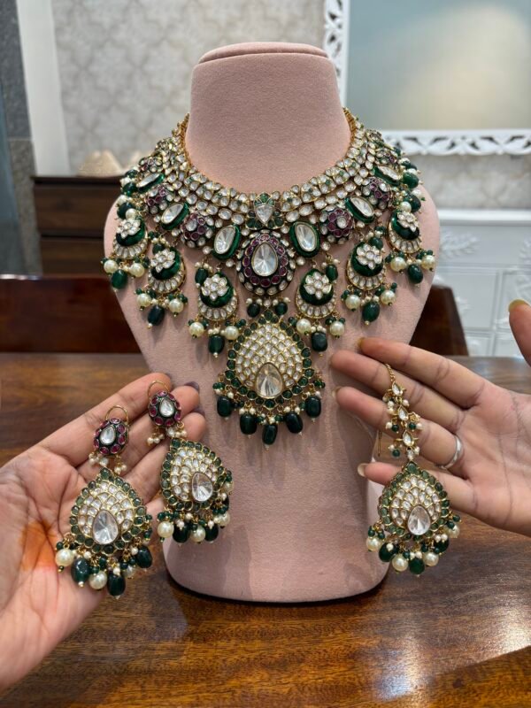 Norani Polki Bridal Necklace Set
