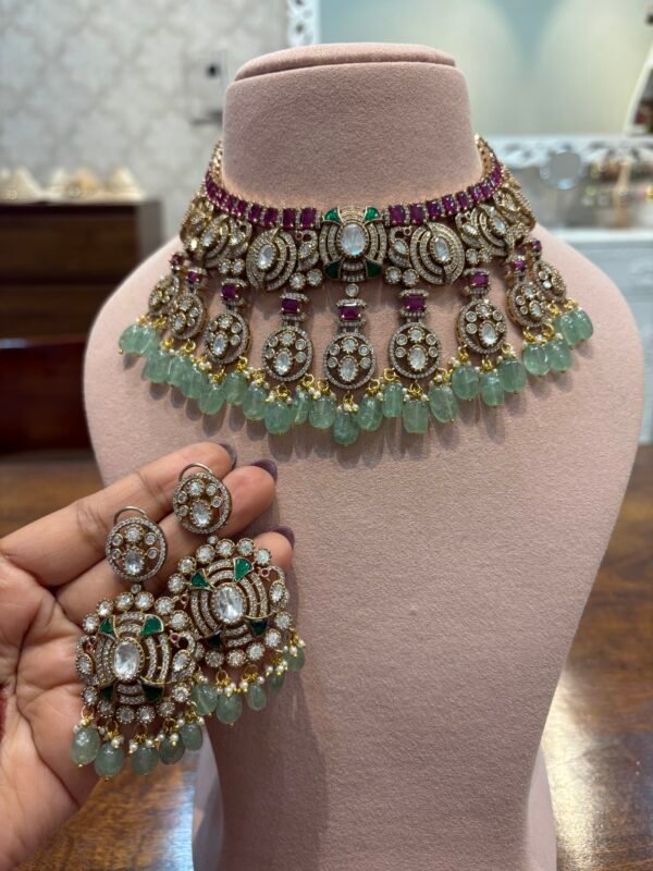 Prithika Polki Bridal Necklace Set