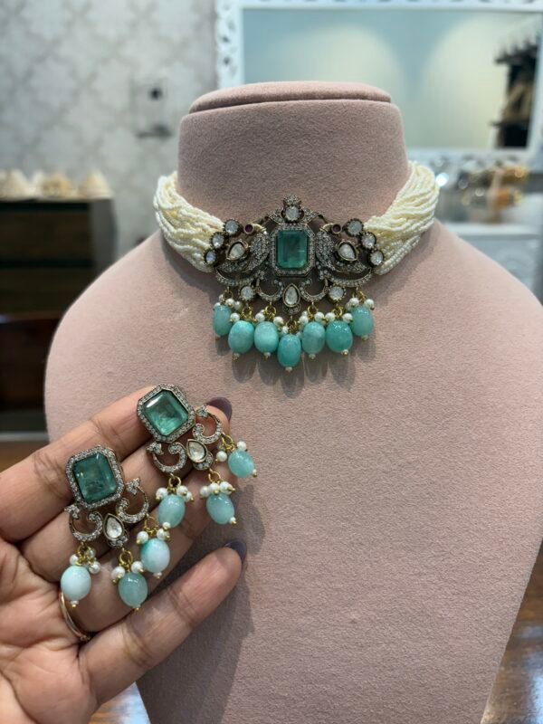 Sangani Polki Choker Set