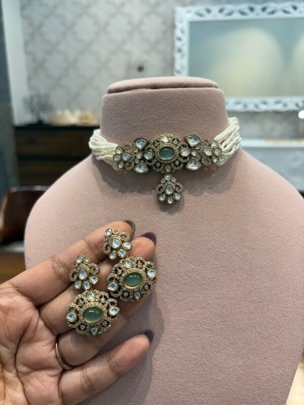 Sadhika Polki Choker Set
