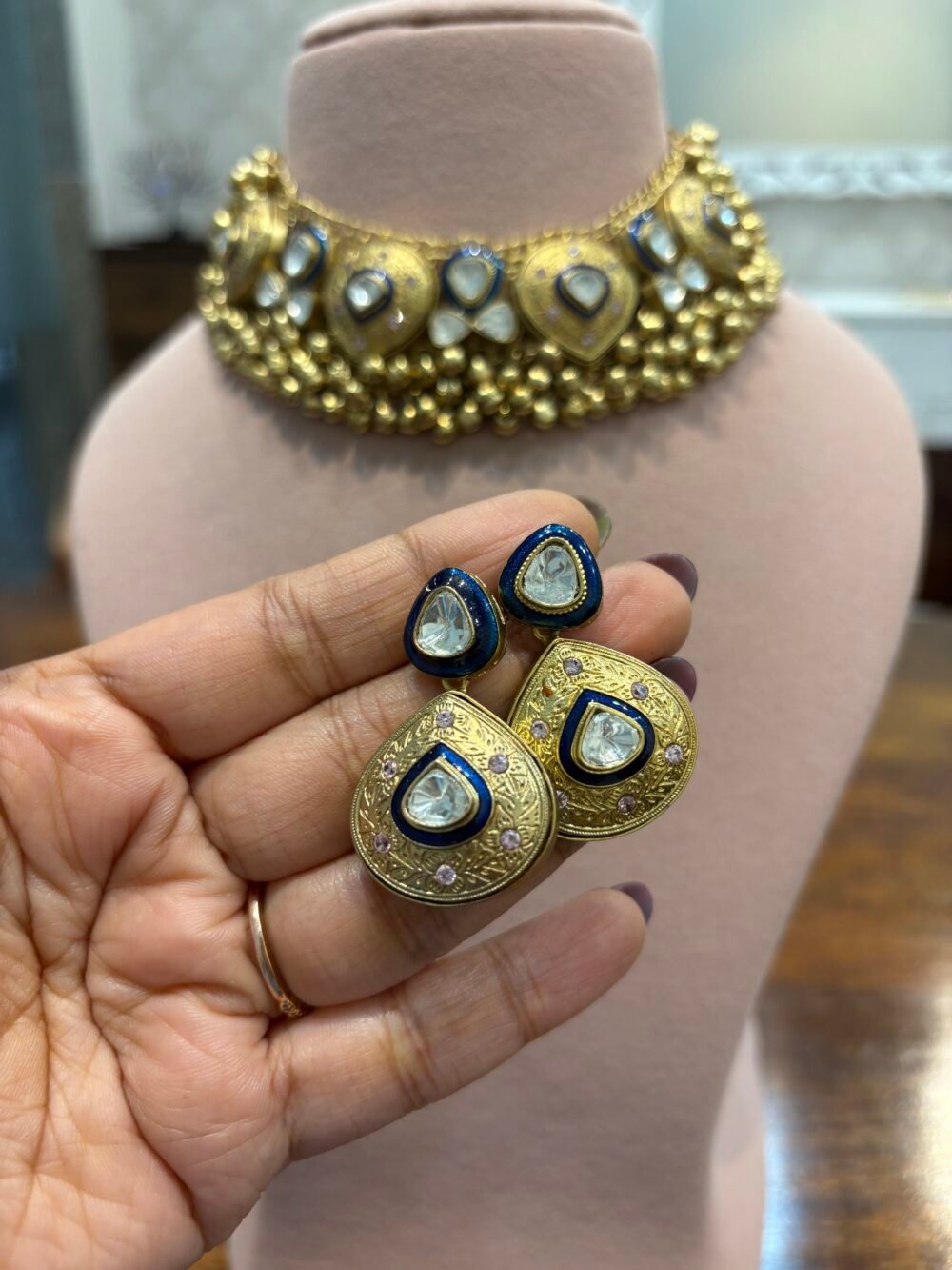 Aadhriti Fusion Necklace Set - Image 7
