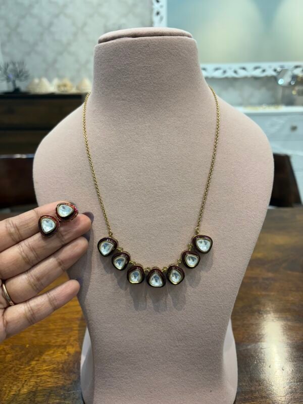 Sabri Polki Necklace set
