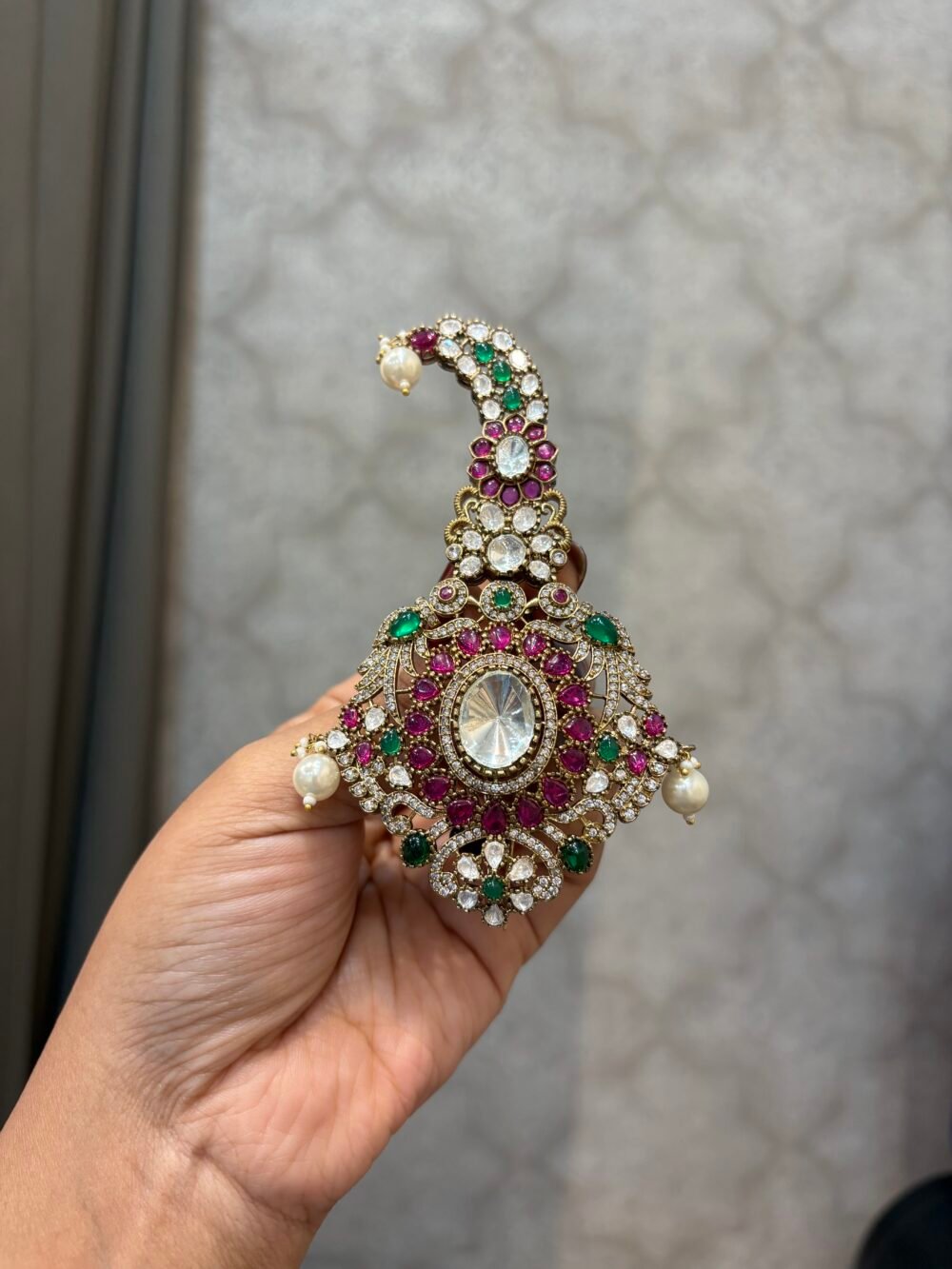 Shagun Polki kundan Kalgi - Image 6