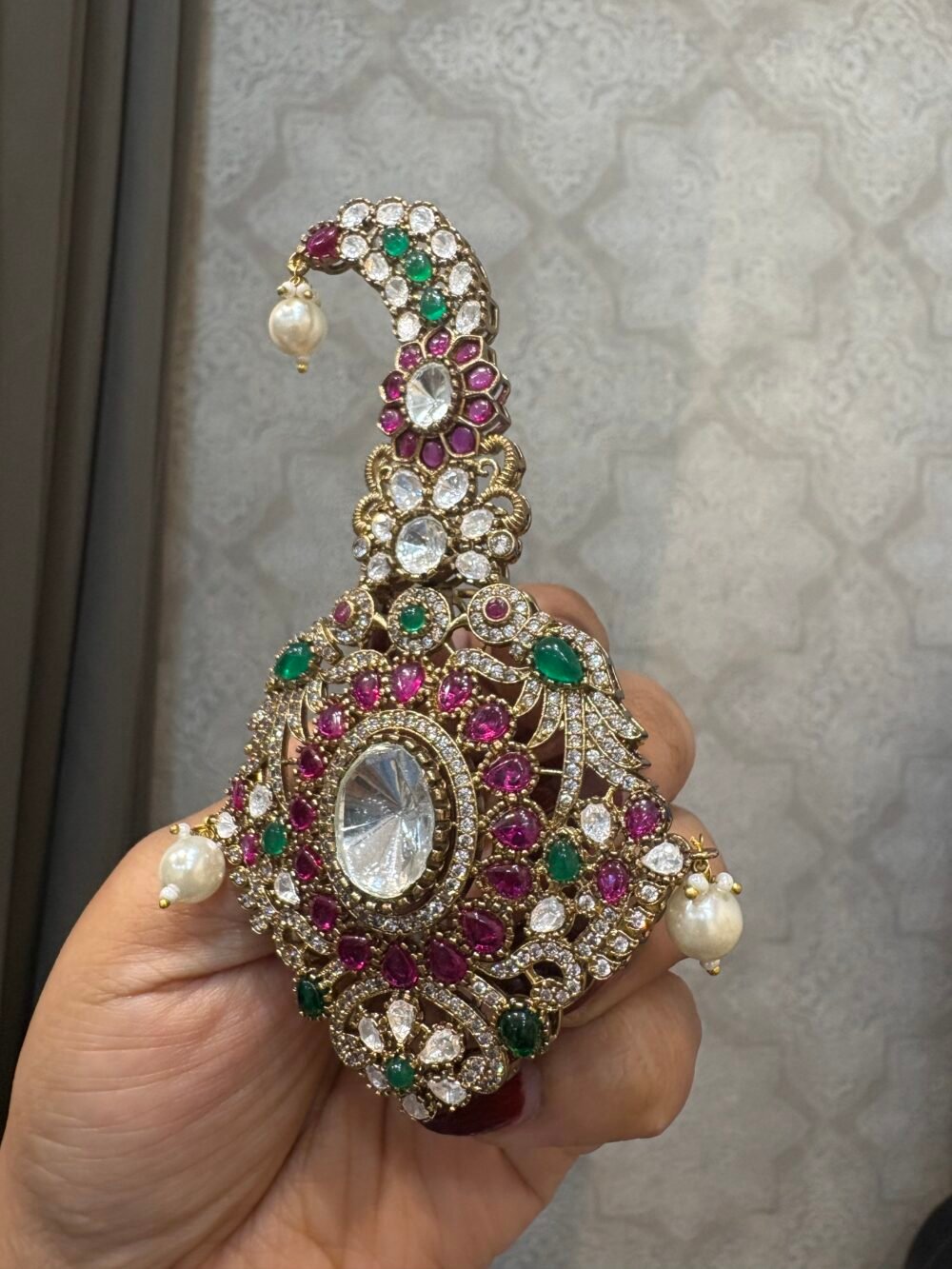 Shagun Polki kundan Kalgi - Image 2