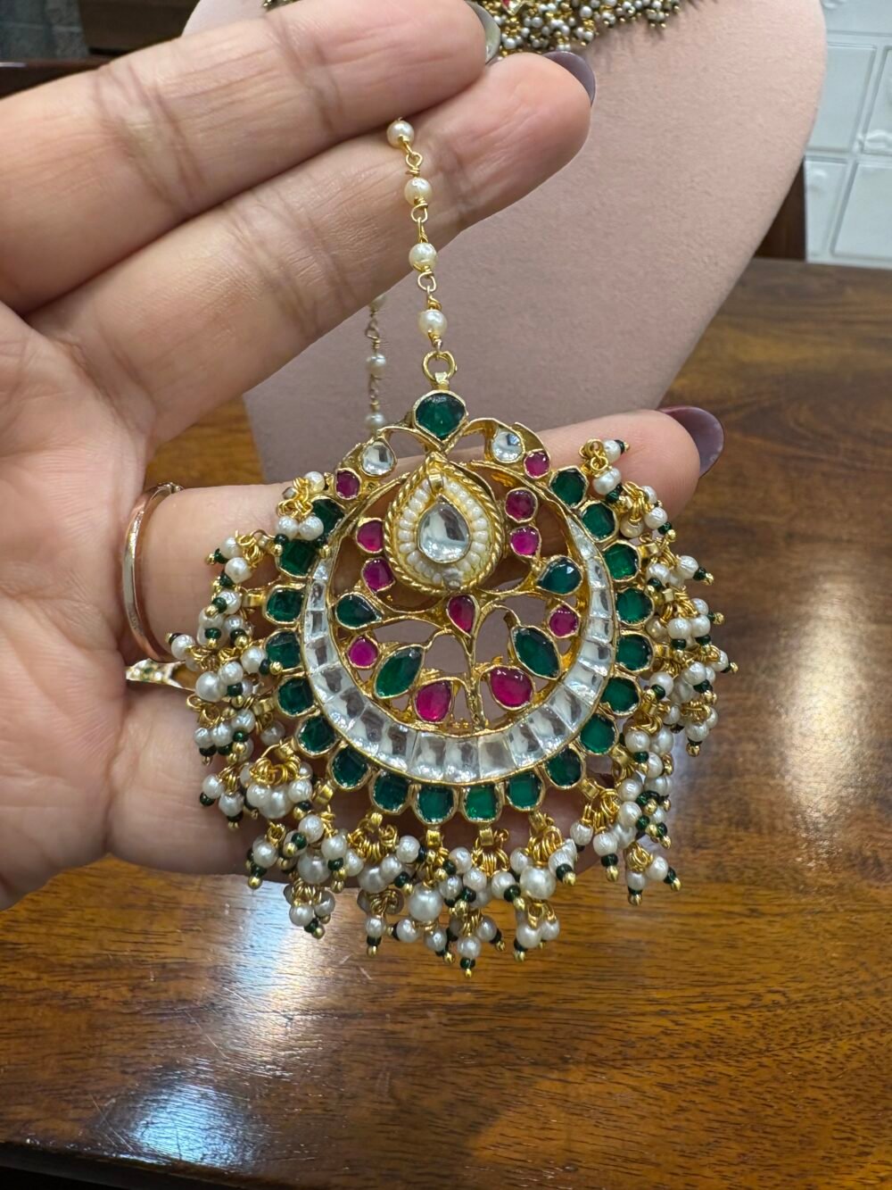 Naaz Bridal Kundan Choker Set - Image 8