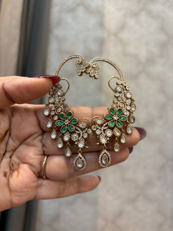 Sanah Polki Earcuffs Earrings