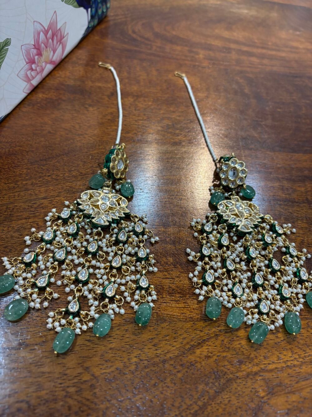 Gitanjali Oversized Kundan Earrings