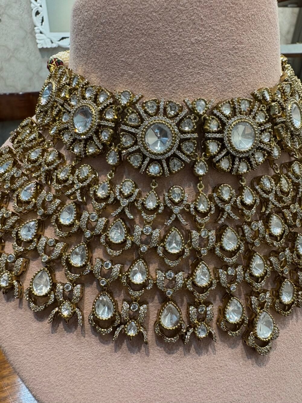 Ilina Polki Bridal Choker Set - Image 3