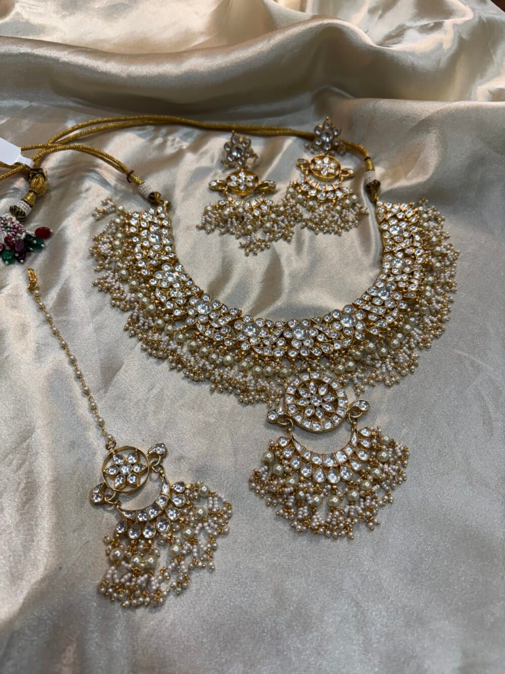 Aathira Kundan Bridal Necklace set