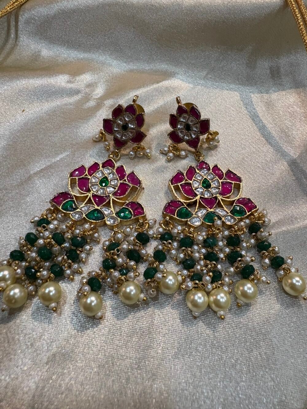 Devika Kundan Necklace set - Image 6