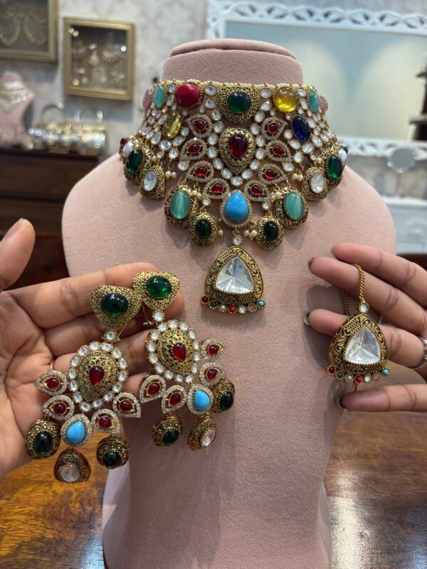 Srinidhi Polki Bridal Choker Set
