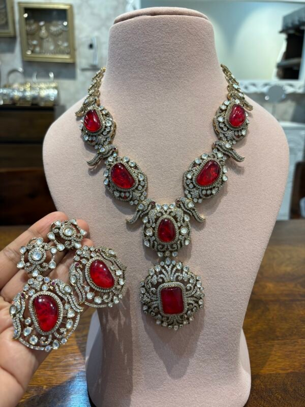 Aiyana Ruby Necklace Set