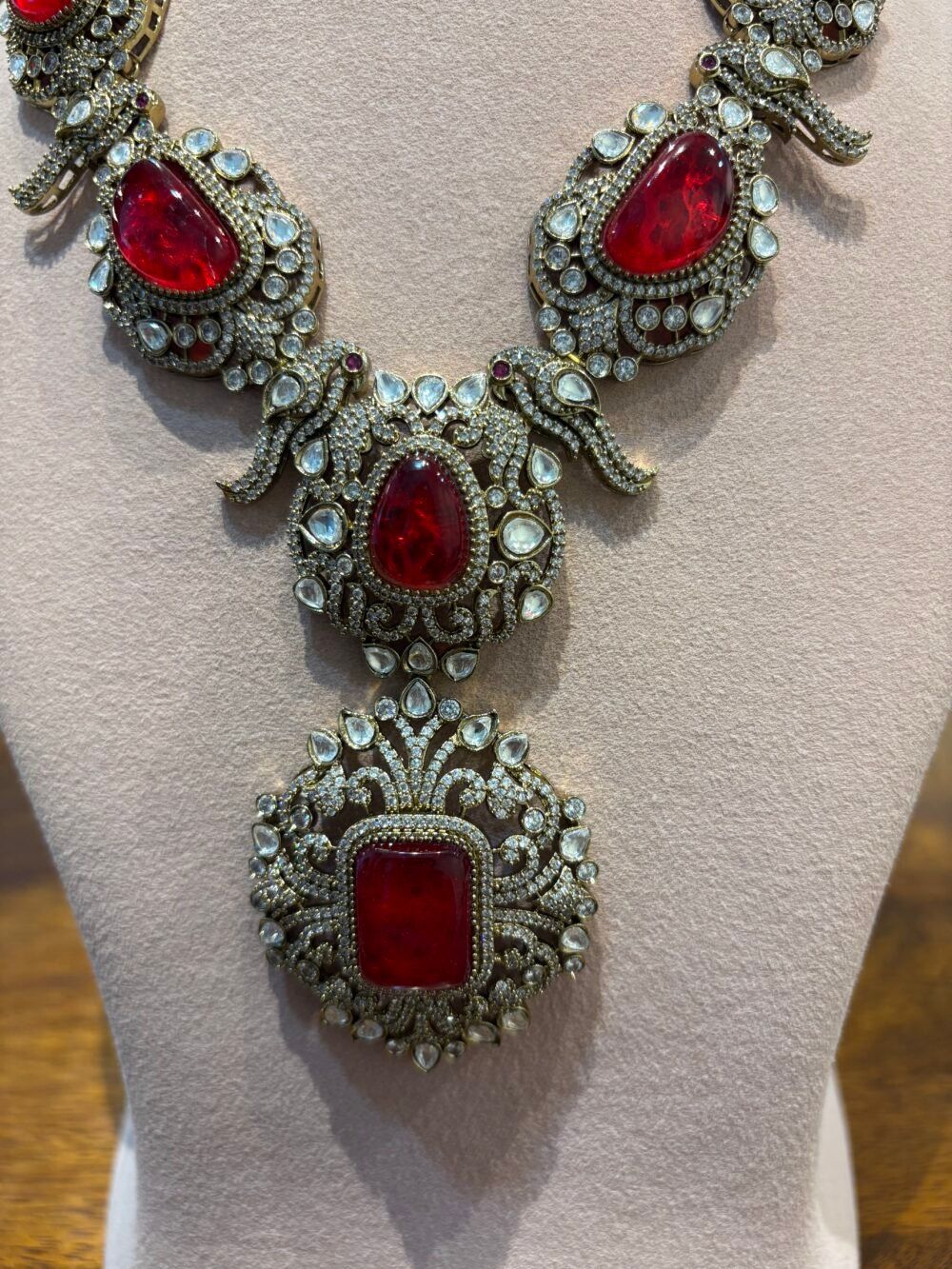Aiyana Ruby Necklace Set - Image 2