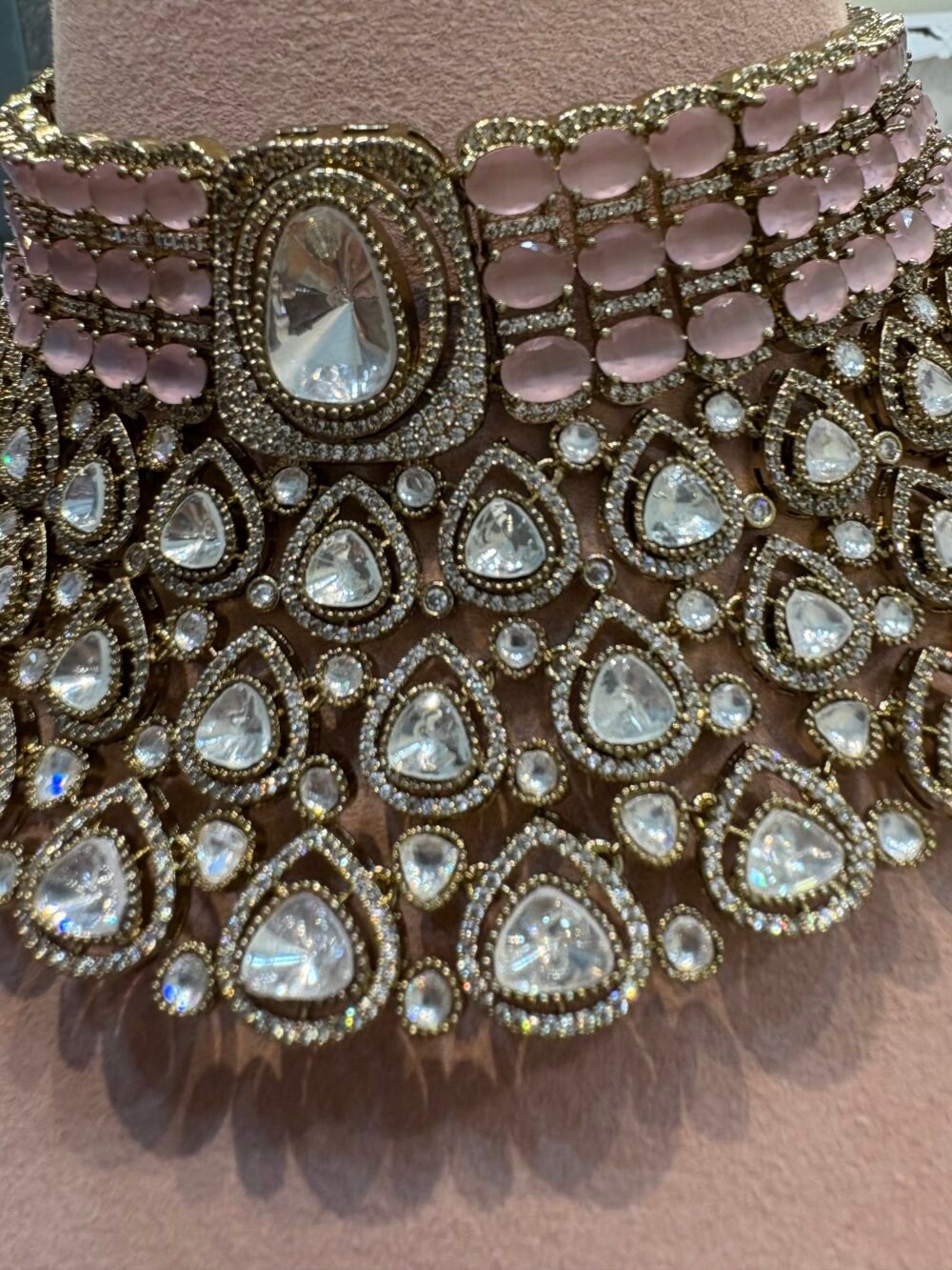 Arya Polki Bridal Choker Set - Image 2