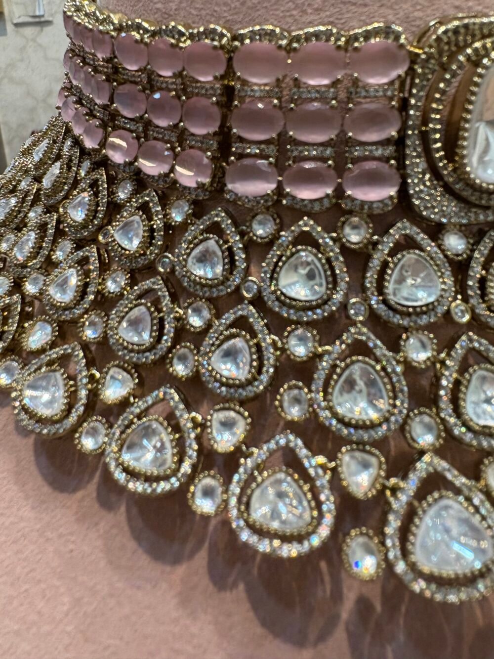 Arya Polki Bridal Choker Set - Image 3