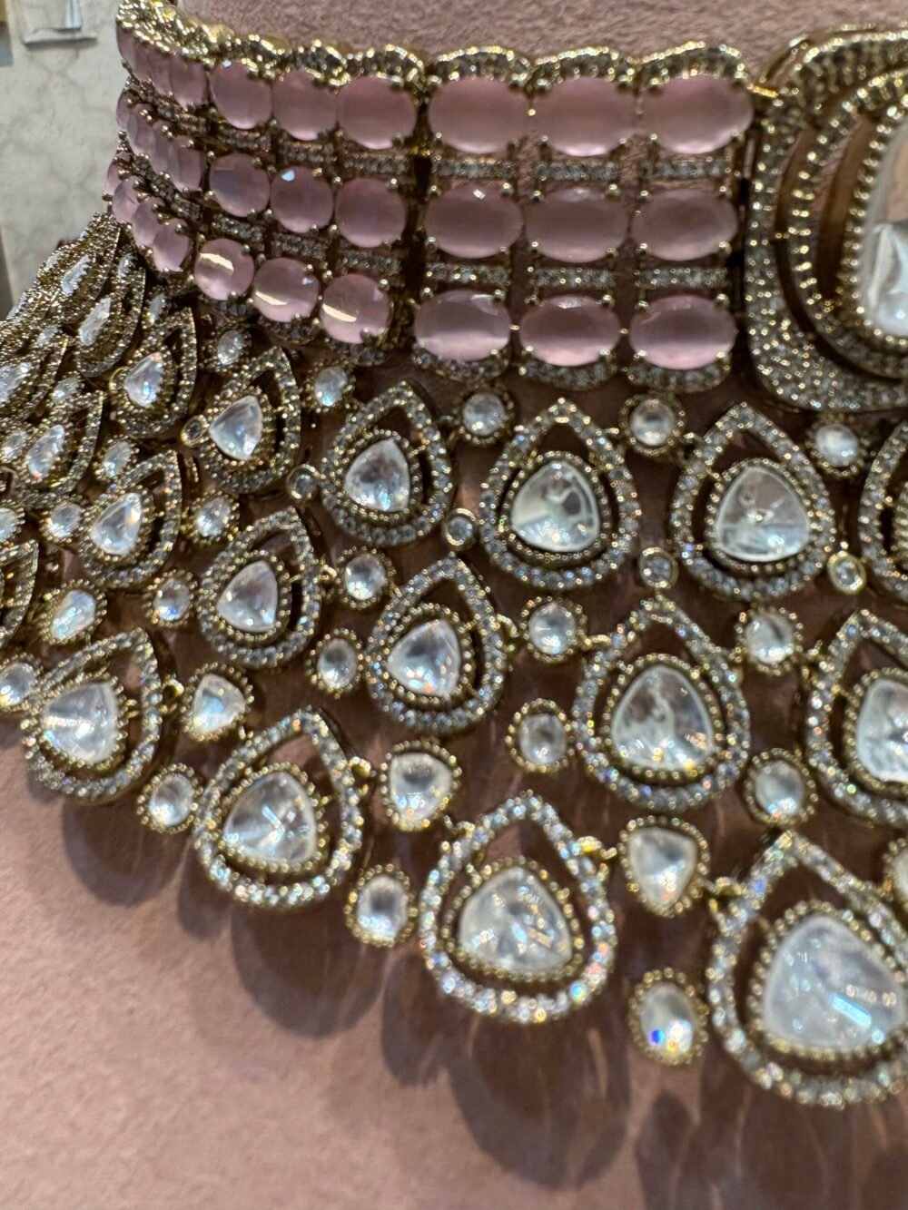 Arya Polki Bridal Choker Set - Image 3