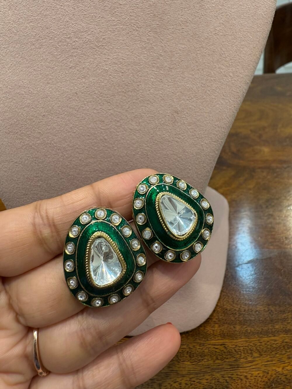 Darshini Polki Choker Set - Image 6