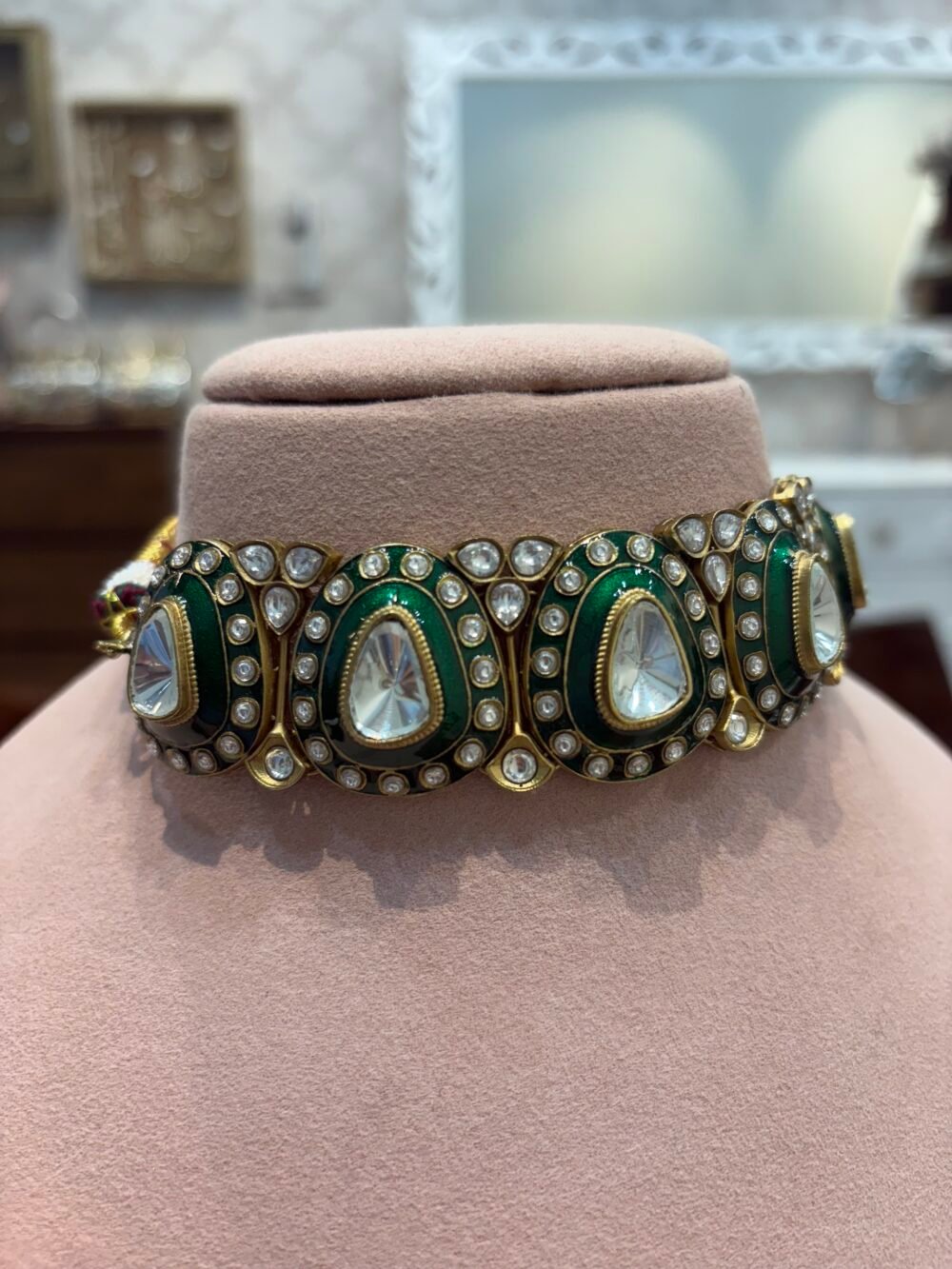 Darshini Polki Choker Set - Image 2