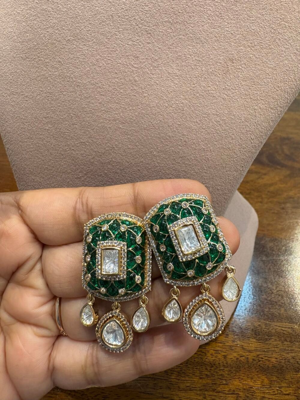 Chahak Polki Choker Set - Image 8
