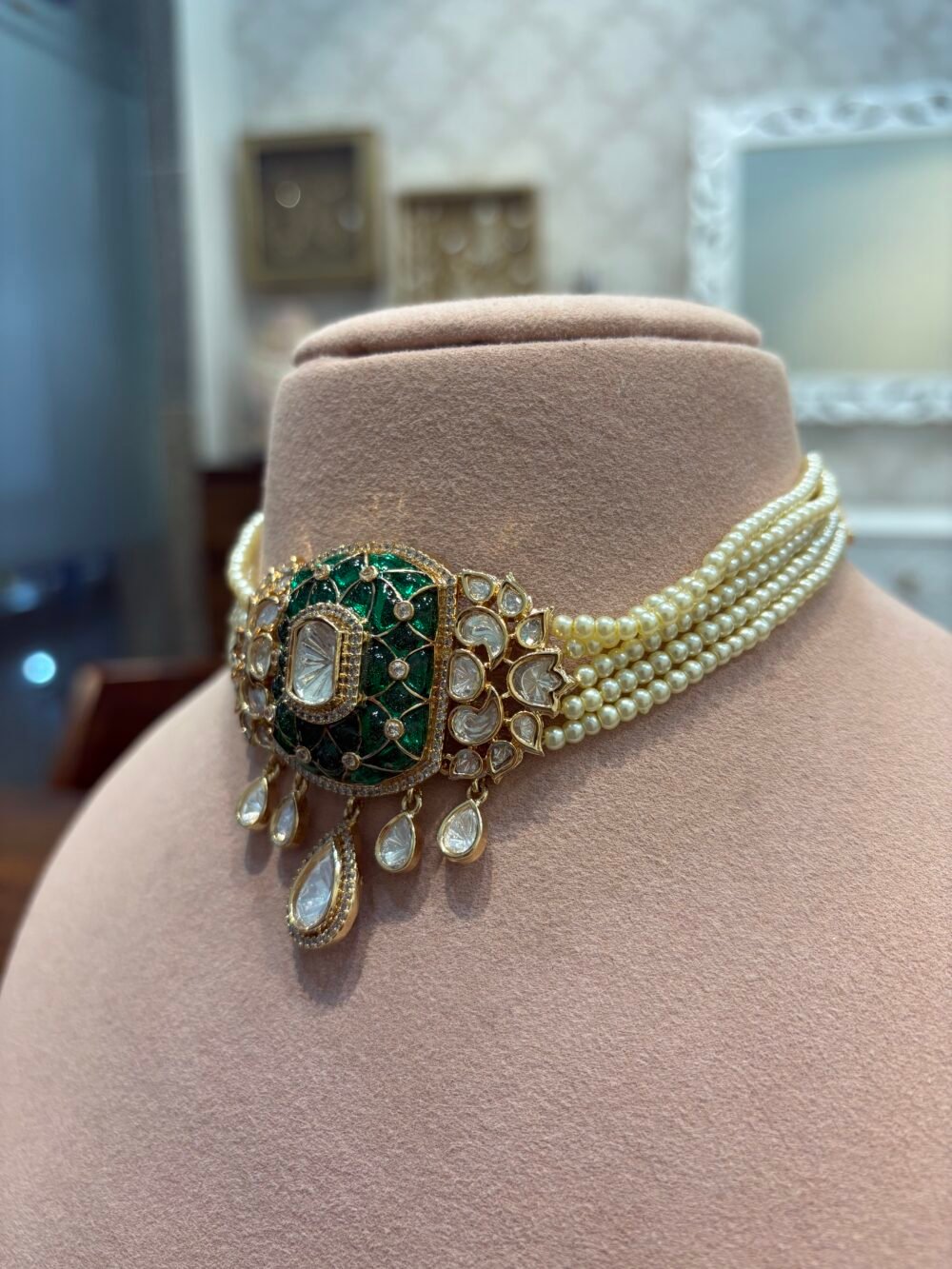 Chahak Polki Choker Set - Image 3